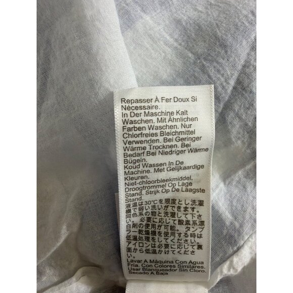 NWT J.Crew Factory Blue & White Gingham Tiered Midi Dress XL - Picture 5 of 16